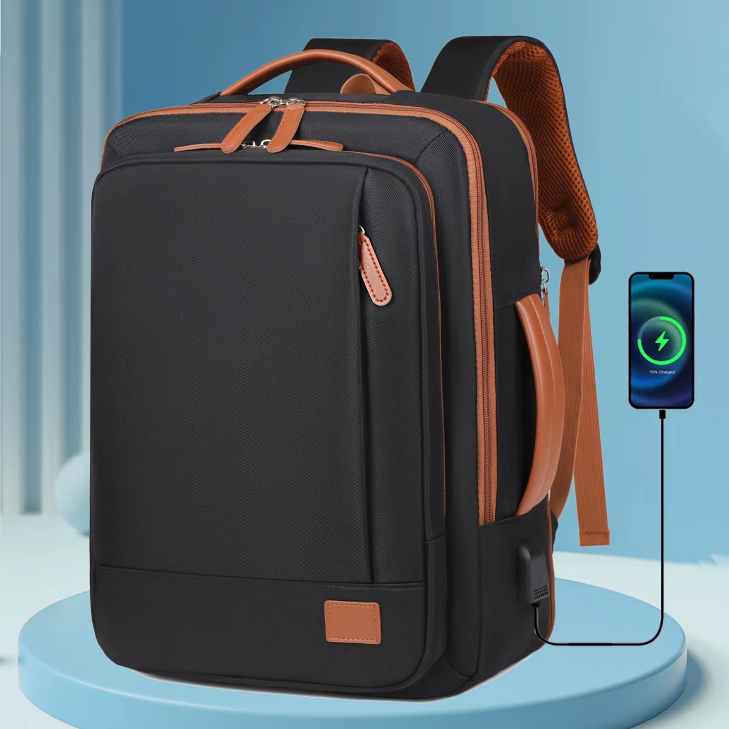 Mochila AERO TRAVEL PRO para Mujer Expandible USB