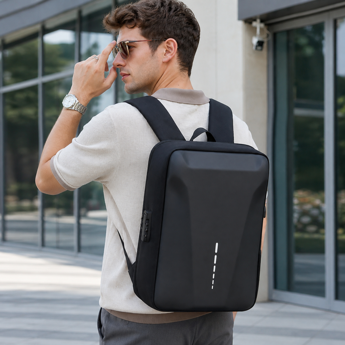 Mochila Antirrobo Premium con Candado y Puerto USB