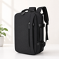 Mochila Voyager Max USB para Hombre de Viaje Expandible | Negro