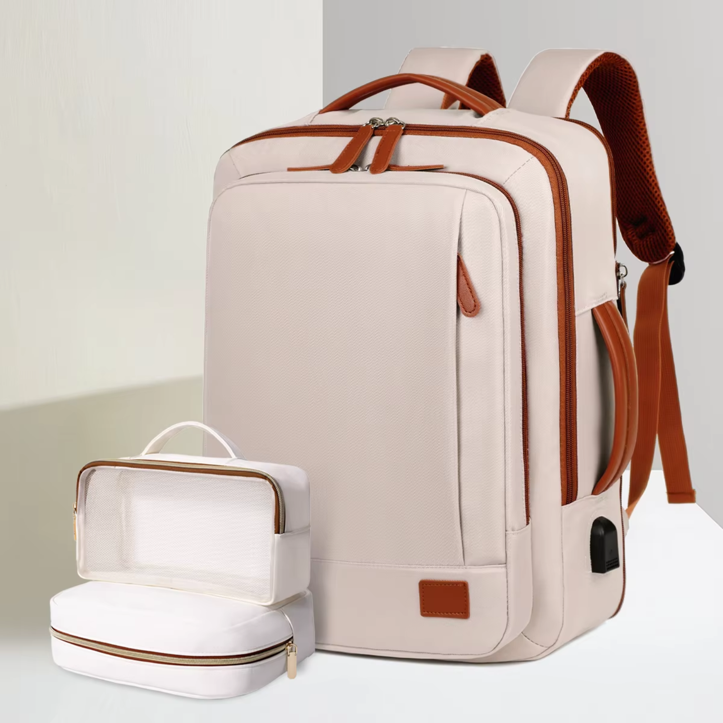 Mochila AERO TRAVEL PRO para Mujer Expandible USB