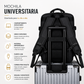 Mochila Voyager Max USB para Hombre de Viaje Expandible | Negro