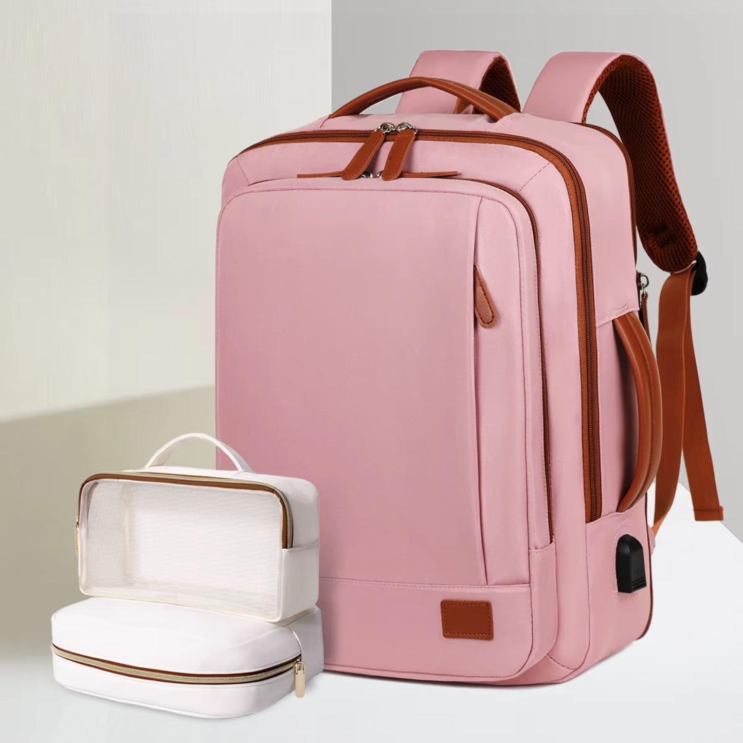 Mochila AERO TRAVEL PRO para Mujer Expandible USB