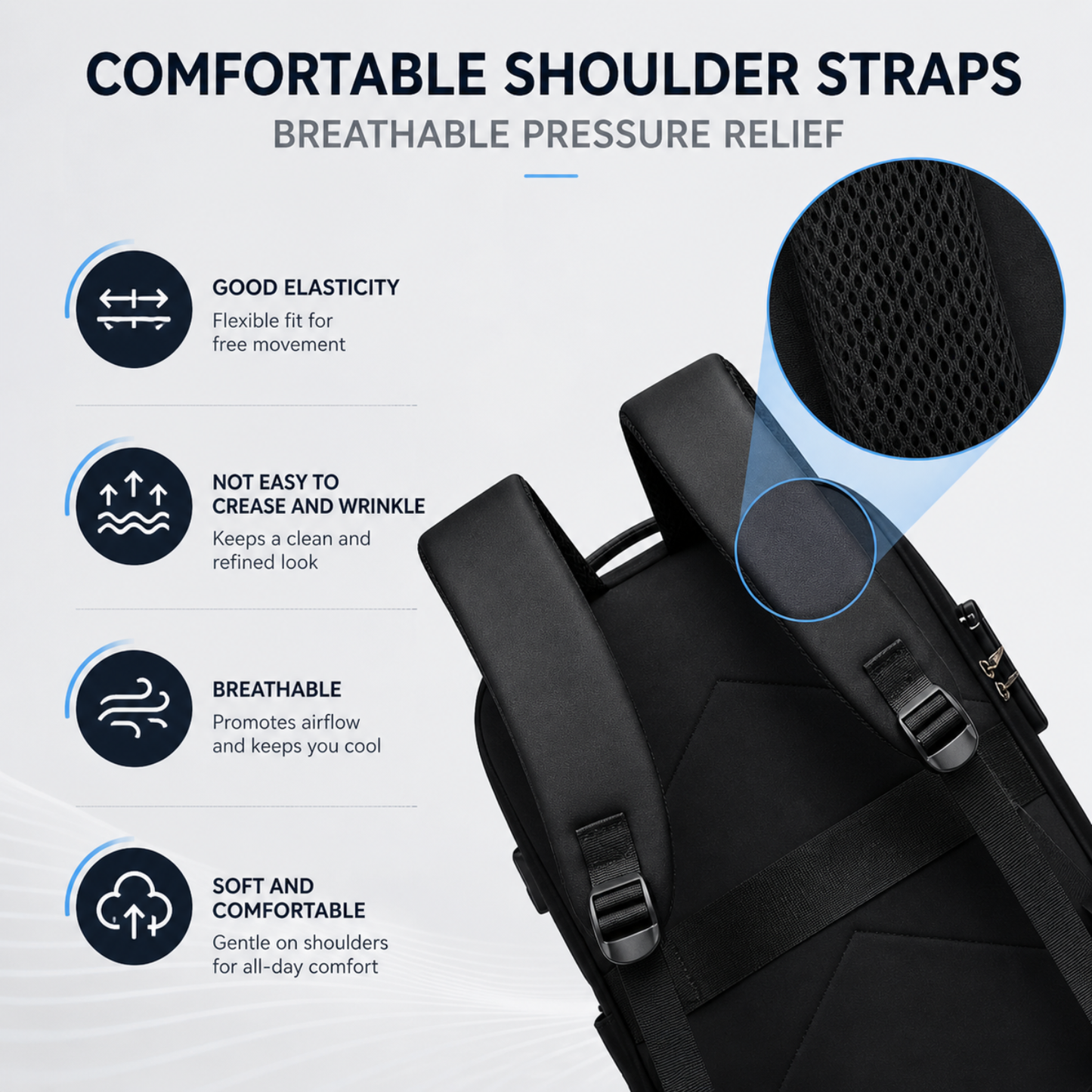 Mochila Antirrobo Premium con Candado y Puerto USB