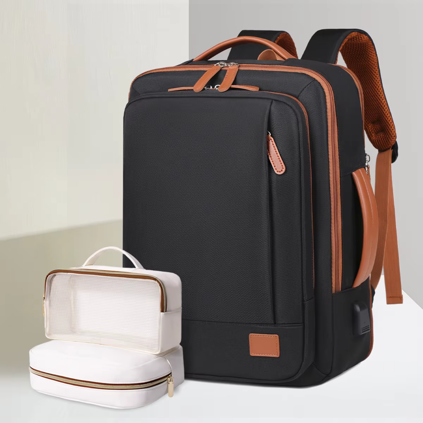 Mochila AERO TRAVEL PRO para Mujer Expandible USB