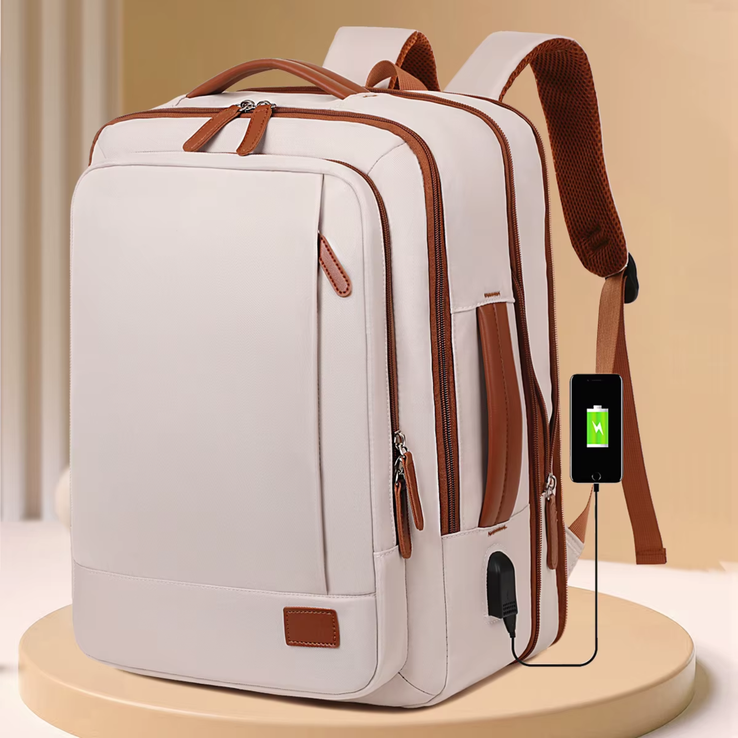 Mochila AERO TRAVEL PRO para Mujer Expandible USB