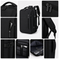 Mochila Voyager Max USB para Hombre de Viaje Expandible | Negro